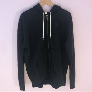 Under Armour Black Sweatshirt Zip-Up